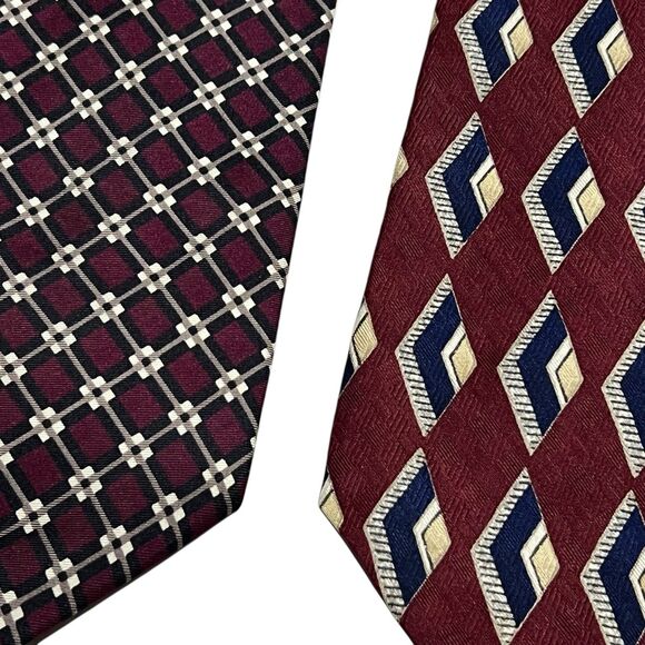 Roundtree And York Mixed Lot of 6 Mens Neck Ties Silk Classic Work Multicolor 72 - Picture 5 of 9